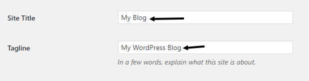 WordPress Title