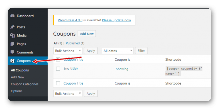 How To Create Coupon Codes in WordPress