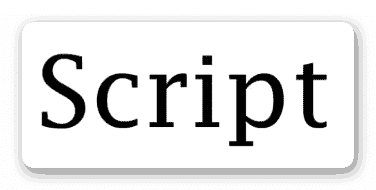 Script typeface