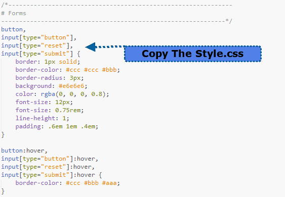 Copy the stylesheet