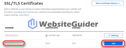 How To Install Free Lets Encrypt SSL Certificate in Dreamhost 2