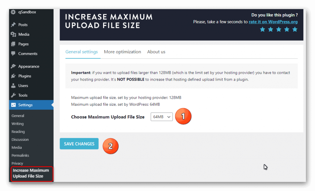 5 Easiest Ways to Increase The Maximum Upload Size in WordPress 4